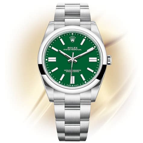 rolex argentato e verde|Acquista Rolex Oyster Perpetual 41 su Chrono24.